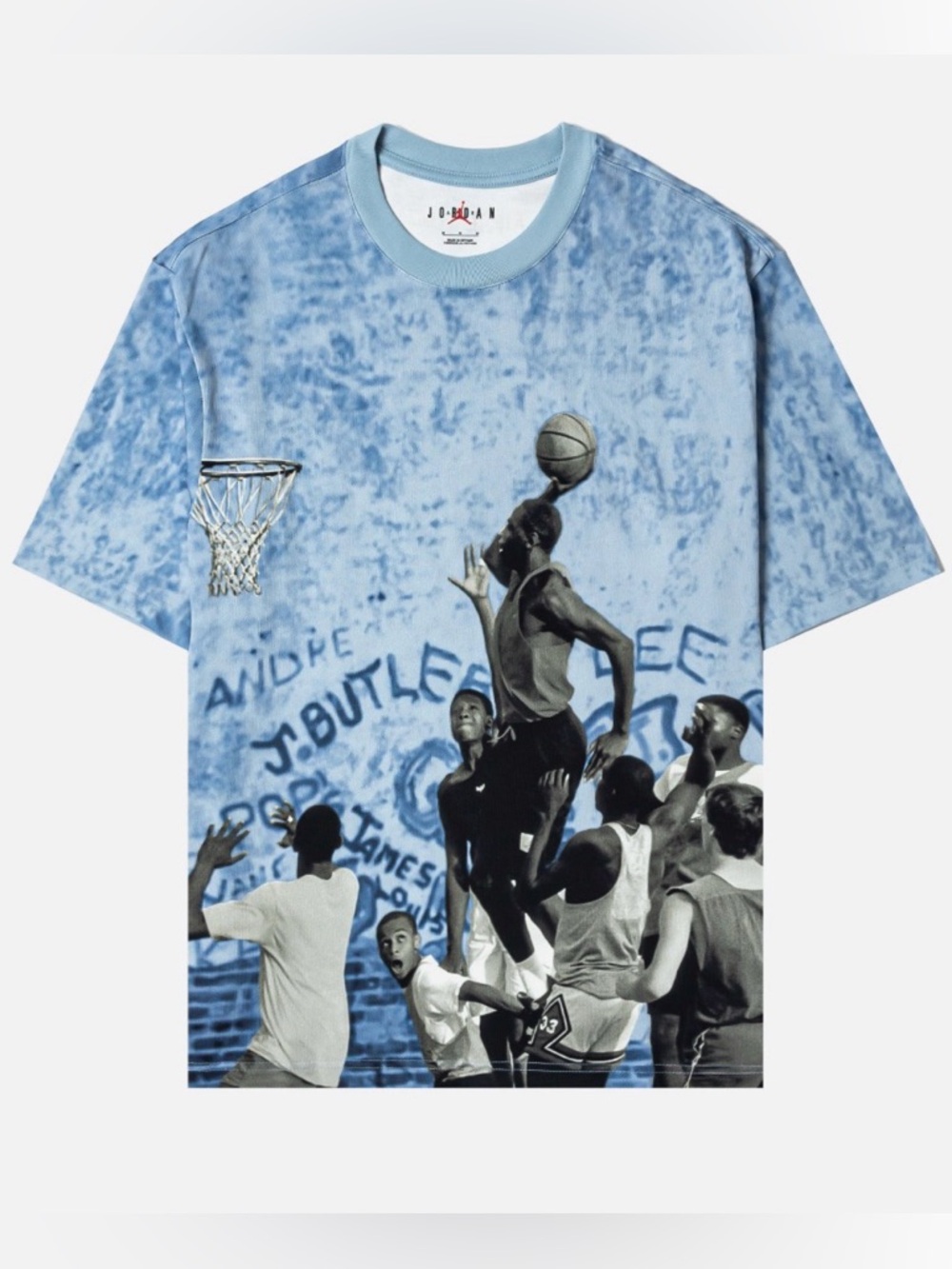Nike Air Jordan 85 Graphic T Shirt Blue Multicolor Mens Size Medium HJ2362-427